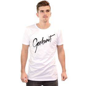 Geekunit HANDWRITTEN T-shirt - Hvid (M)