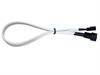 NZXT 3 Pin Fan Extension Cable 30cm - White