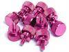10 stk. Sunbeam Luksus Fingerskruer, Lilla/Pink