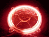 BitsPower Shining Fan Grill Red 80mm