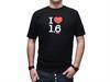 GamersWear I LOVE 1.6 T-Shirt Black