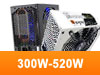 Strømforsyning 300W-520W