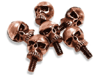 Sunbeam 10 stk Skull fingerskruer, Kobber