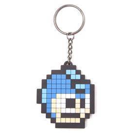 Megaman Pixel Head Nøglering