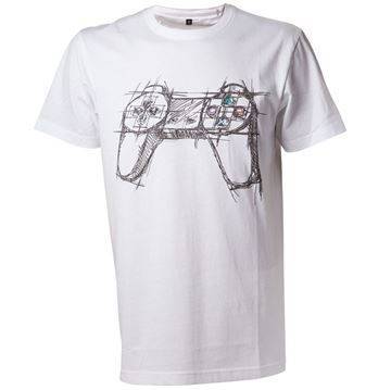 PlayStation Controller White T-shirt (XL)