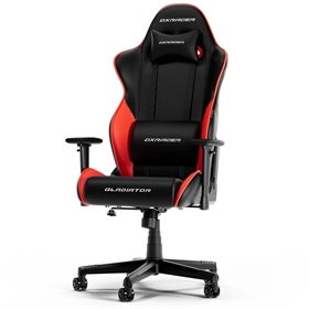 DXRacer GLADIATOR L Gamerstol - PVC Læder - Sort/Rød