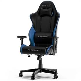DXRacer GLADIATOR L Gamerstol - PVC Læder - Sort/Blå