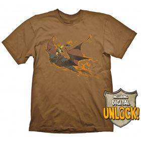 Dota 2 Batrider T-shirt + Ingame Kode (L)