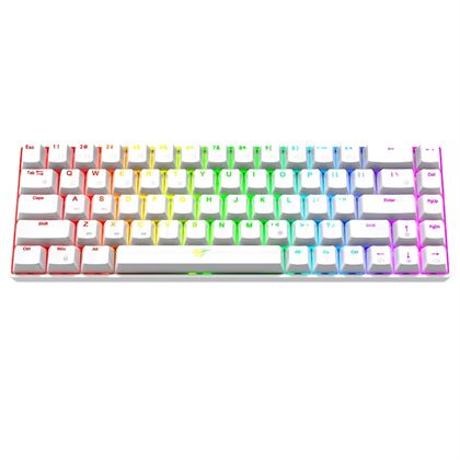 Billede af Havit KB860L Ultra Compact Keyboard - White