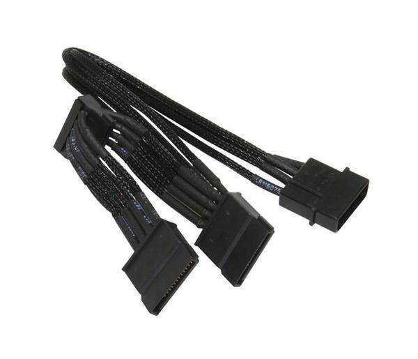 NZXT 4 Pin to 3 x SATA connector Cable 20cm Køb hos WEBdanes.dk
