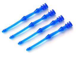 Lamptron Rubber Screws Closed Fan - UV Blue