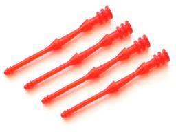 Lamptron Rubber Screws Closed Fan - UV Red