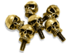 Sunbeam 6 stk Skull fingerskruer, Bronze